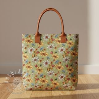 Dekoračná látka GOBELIN premium Floral Easter Flower