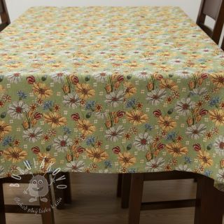 Dekoračná látka GOBELIN premium Floral Easter Flower