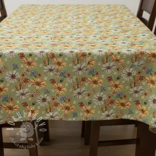 Dekoračná látka GOBELIN premium Floral Easter Flower