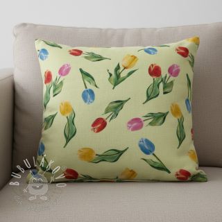 Dekoračná látka Tulip Flower Field digital print