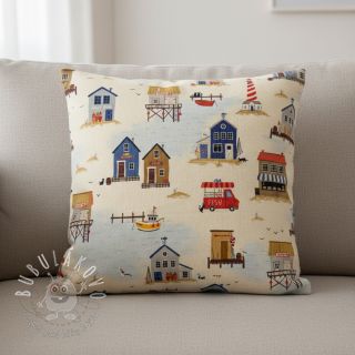 Dekoračná látka Village Harbour Life digital print