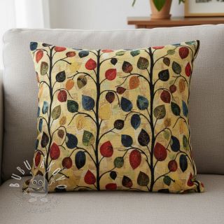 Dekoračná látka GOBELIN premium Leaves Funky Arty