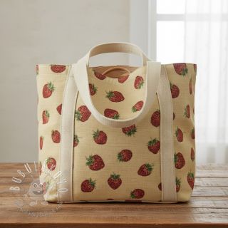 Dekoračná látka GOBELIN premium Strawberry Sweet Joy