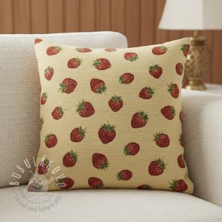 Dekoračná látka GOBELIN premium Strawberry Sweet Joy