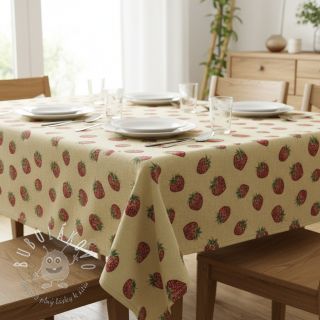 Dekoračná látka GOBELIN premium Strawberry Sweet Joy