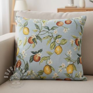 Dekoračná látka GOBELIN premium Citrus Orange Lemon