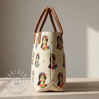 Dekoračná látka Linenlook premium Viva Flower Girl