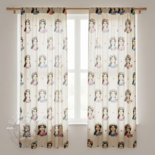 Dekoračná látka Linenlook premium Viva Flower Girl