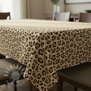 Dekoračná látka Linenlook premium Leopard Animal Print