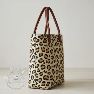 Dekoračná látka Linenlook premium Leopard Animal Print