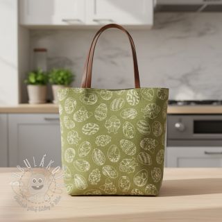 Dekoračná látka Linenlook premium Easter Egg Tale