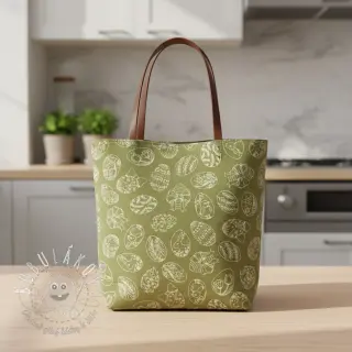 Dekoračná látka Linenlook premium Easter Egg Tale
