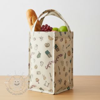 Dekoračná látka Linenlook premium Bake Off Doodle