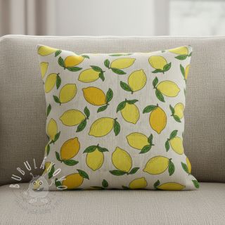 Dekoračná látka Linenlook premium Sunny Lemon Fruit