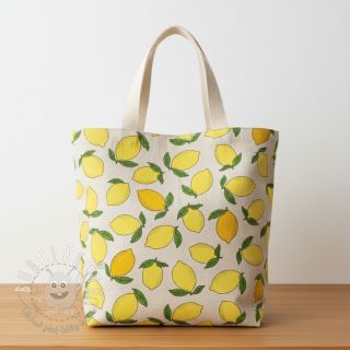 Dekoračná látka Linenlook premium Sunny Lemon Fruit