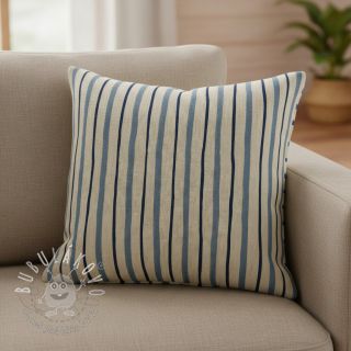 Dekoračná látka Linenlook premium Wavy Art Stripe