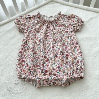 Úplet Flowers burgundy digital print ORGANIC