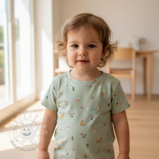 Úplet Bunnies sage ORGANIC