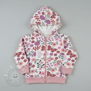 Teplákovina Flowers Azriel offwhite