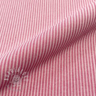 Dekoračná látka DOBBY Colored stripe fuchsia