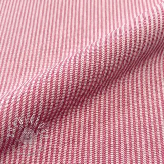 Dekoračná látka DOBBY Colored stripe fuchsia