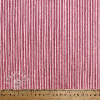 Dekoračná látka DOBBY Colored stripe fuchsia