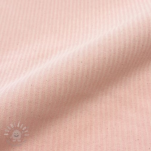 Dekoračná látka DOBBY Colored stripe light pink