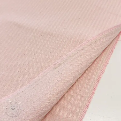 Dekoračná látka DOBBY Colored stripe light pink