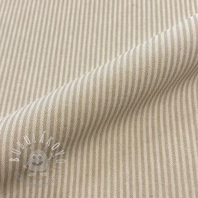 Dekoračná látka DOBBY Colored stripe sand