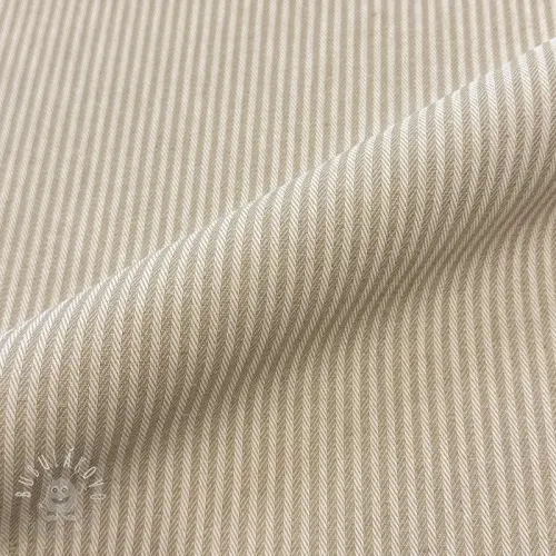 Dekoračná látka DOBBY Colored stripe sand