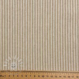 Dekoračná látka DOBBY Colored stripe sand