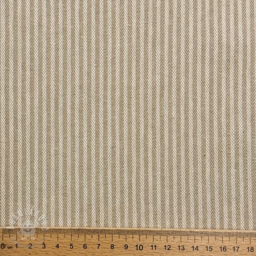 Dekoračná látka DOBBY Colored stripe sand