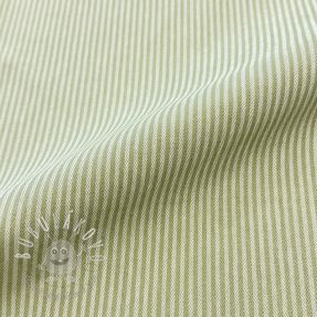 Dekoračná látka DOBBY Colored stripe light green