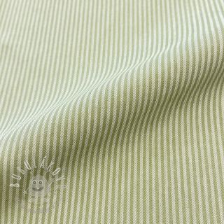 Dekoračná látka DOBBY Colored stripe light green