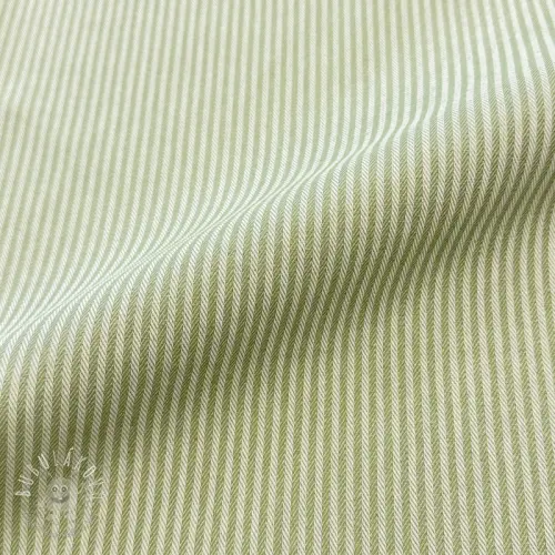Dekoračná látka DOBBY Colored stripe light green