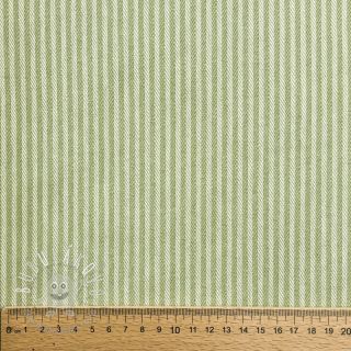Dekoračná látka DOBBY Colored stripe light green