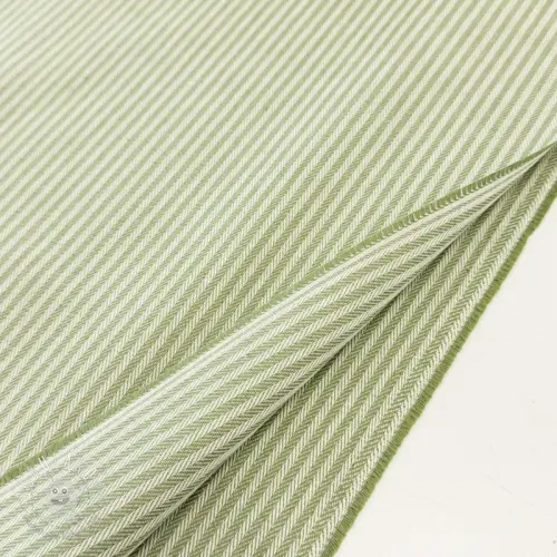 Dekoračná látka DOBBY Colored stripe light green