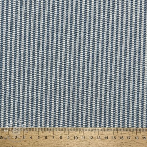 Dekoračná látka DOBBY Colored stripe blue