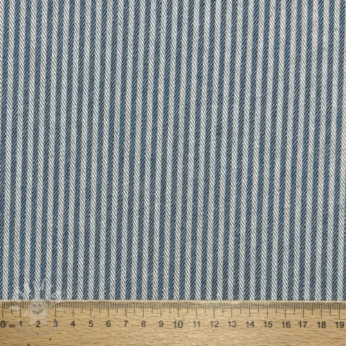 Dekoračná látka DOBBY Colored stripe blue