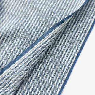 Dekoračná látka DOBBY Colored stripe blue