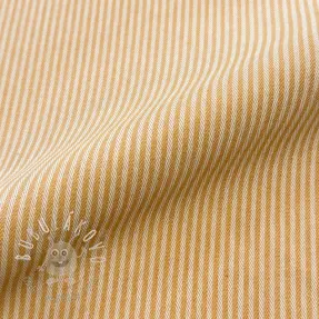 Dekoračná látka DOBBY Colored stripe ochre