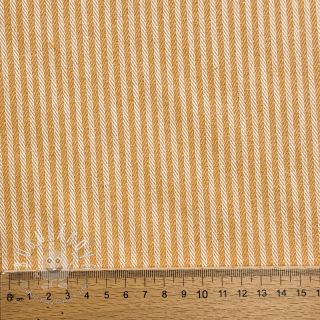 Dekoračná látka DOBBY Colored stripe ochre