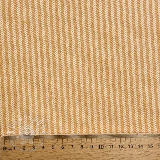 Dekoračná látka DOBBY Colored stripe ochre