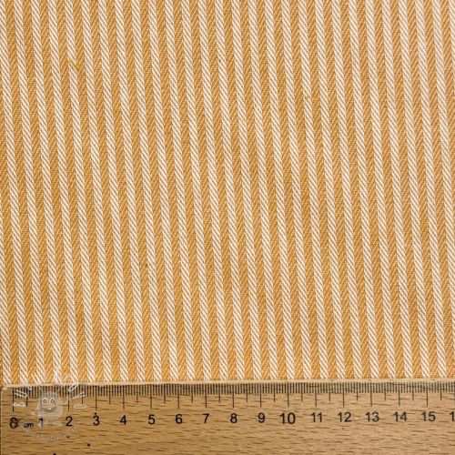 Dekoračná látka DOBBY Colored stripe ochre