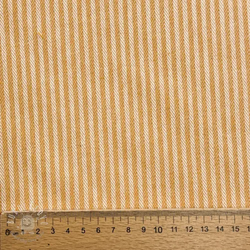 Dekoračná látka DOBBY Colored stripe ochre