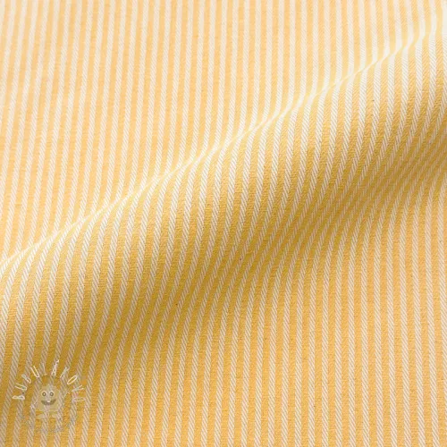Dekoračná látka DOBBY Colored stripe warm yellow