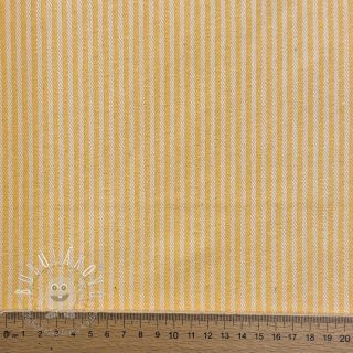 Dekoračná látka DOBBY Colored stripe warm yellow