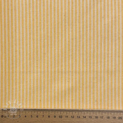 Dekoračná látka DOBBY Colored stripe warm yellow