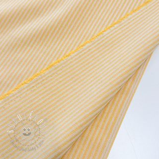 Dekoračná látka DOBBY Colored stripe warm yellow
