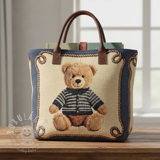 Dekoračná látka GOBELIN PREMIUM Teddy Bear Nautic PANEL